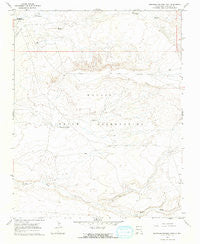 Burnham Trading Post New Mexico Historical topographic map, 1:24000 scale, 7.5 X 7.5 Minute, Year 1966