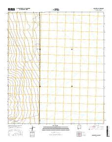 Cabin Wells New Mexico Current topographic map, 1:24000 scale, 7.5 X 7.5 Minute, Year 2017