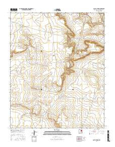Cactus Tank New Mexico Current topographic map, 1:24000 scale, 7.5 X 7.5 Minute, Year 2017
