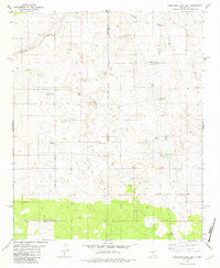 Camaleon Draw East New Mexico Historical topographic map, 1:24000 scale, 7.5 X 7.5 Minute, Year 1981