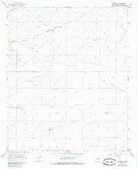 Campbell New Mexico Historical topographic map, 1:24000 scale, 7.5 X 7.5 Minute, Year 1967