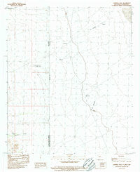 Campbell Well New Mexico Historical topographic map, 1:24000 scale, 7.5 X 7.5 Minute, Year 1983