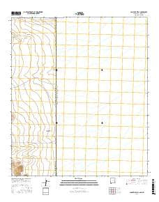 Campbell Well New Mexico Current topographic map, 1:24000 scale, 7.5 X 7.5 Minute, Year 2017