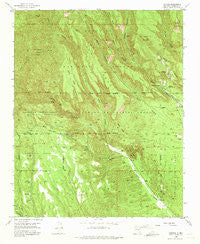 Canada New Mexico Historical topographic map, 1:24000 scale, 7.5 X 7.5 Minute, Year 1953
