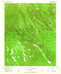 Canada New Mexico Historical topographic map, 1:24000 scale, 7.5 X 7.5 Minute, Year 1953
