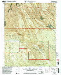 Canada New Mexico Historical topographic map, 1:24000 scale, 7.5 X 7.5 Minute, Year 2002