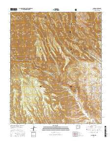 Canada New Mexico Current topographic map, 1:24000 scale, 7.5 X 7.5 Minute, Year 2017