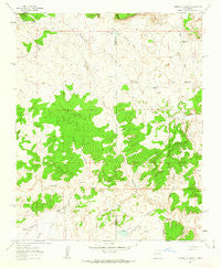 Canada Calladita New Mexico Historical topographic map, 1:24000 scale, 7.5 X 7.5 Minute, Year 1961