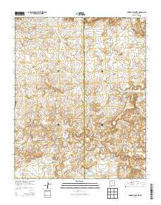 Canada Calladita New Mexico Current topographic map, 1:24000 scale, 7.5 X 7.5 Minute, Year 2013