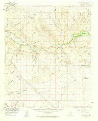 Canador Peak New Mexico Historical topographic map, 1:62500 scale, 15 X 15 Minute, Year 1959