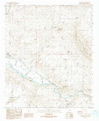 Canador Peak New Mexico Historical topographic map, 1:24000 scale, 7.5 X 7.5 Minute, Year 1990