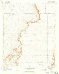 Candy Mesa New Mexico Historical topographic map, 1:24000 scale, 7.5 X 7.5 Minute, Year 1968