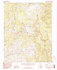 Canjilon Mountain New Mexico Historical topographic map, 1:24000 scale, 7.5 X 7.5 Minute, Year 1983
