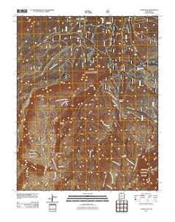 Canjilon SE New Mexico Historical topographic map, 1:24000 scale, 7.5 X 7.5 Minute, Year 2011