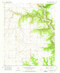 Canon Colorado New Mexico Historical topographic map, 1:24000 scale, 7.5 X 7.5 Minute, Year 1972