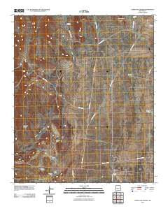 Canon Agua Buena New Mexico Historical topographic map, 1:24000 scale, 7.5 X 7.5 Minute, Year 2010