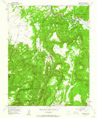 Canones New Mexico Historical topographic map, 1:24000 scale, 7.5 X 7.5 Minute, Year 1953