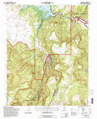 Canones New Mexico Historical topographic map, 1:24000 scale, 7.5 X 7.5 Minute, Year 1995