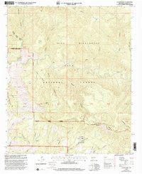 Canyon Hill New Mexico Historical topographic map, 1:24000 scale, 7.5 X 7.5 Minute, Year 1999