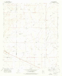 Caprock New Mexico Historical topographic map, 1:24000 scale, 7.5 X 7.5 Minute, Year 1973