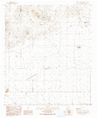 Caprock Mountain New Mexico Historical topographic map, 1:24000 scale, 7.5 X 7.5 Minute, Year 1990