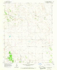Car Top Butte New Mexico Historical topographic map, 1:24000 scale, 7.5 X 7.5 Minute, Year 1966