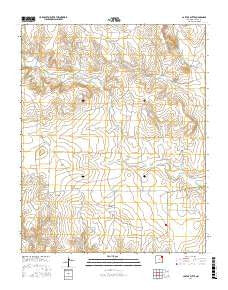 Car Top Butte New Mexico Current topographic map, 1:24000 scale, 7.5 X 7.5 Minute, Year 2017