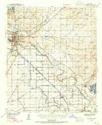 Carlsbad New Mexico Historical topographic map, 1:62500 scale, 15 X 15 Minute, Year 1939