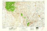 Carlsbad New Mexico Historical topographic map, 1:250000 scale, 1 X 2 Degree, Year 1958