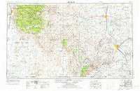 Carlsbad New Mexico Historical topographic map, 1:250000 scale, 1 X 2 Degree, Year 1954
