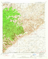 Carlsbad Caverns West New Mexico Historical topographic map, 1:62500 scale, 15 X 15 Minute, Year 1940