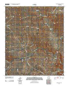 Carnero Peak New Mexico Historical topographic map, 1:24000 scale, 7.5 X 7.5 Minute, Year 2010