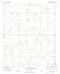 Causey West New Mexico Historical topographic map, 1:24000 scale, 7.5 X 7.5 Minute, Year 1972