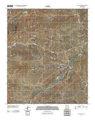 Cawley Draw New Mexico Historical topographic map, 1:24000 scale, 7.5 X 7.5 Minute, Year 2010