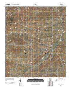 Cawley Draw New Mexico Historical topographic map, 1:24000 scale, 7.5 X 7.5 Minute, Year 2010