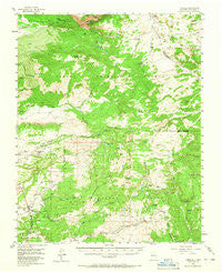 Cebolla New Mexico Historical topographic map, 1:62500 scale, 15 X 15 Minute, Year 1955