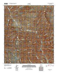 Center Peak New Mexico Historical topographic map, 1:24000 scale, 7.5 X 7.5 Minute, Year 2010
