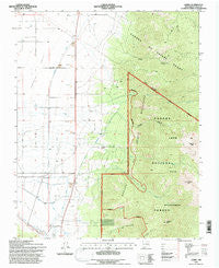 Cerro New Mexico Historical topographic map, 1:24000 scale, 7.5 X 7.5 Minute, Year 1995