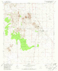 Cerro De La Campana New Mexico Historical topographic map, 1:24000 scale, 7.5 X 7.5 Minute, Year 1982