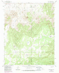 Cerro Parido New Mexico Historical topographic map, 1:24000 scale, 7.5 X 7.5 Minute, Year 1961