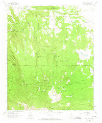 Cerro Pelon New Mexico Historical topographic map, 1:24000 scale, 7.5 X 7.5 Minute, Year 1963