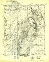 Cerro Verde New Mexico Historical topographic map, 1:125000 scale, 30 X 30 Minute, Year 1917