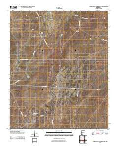 Cerro De La Campana SE New Mexico Historical topographic map, 1:24000 scale, 7.5 X 7.5 Minute, Year 2010