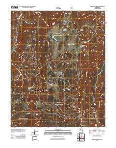 Cerro del Grant New Mexico Historical topographic map, 1:24000 scale, 7.5 X 7.5 Minute, Year 2011