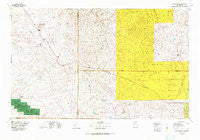 Chaco Canyon New Mexico Historical topographic map, 1:100000 scale, 30 X 60 Minute, Year 1976