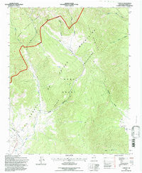 Chacon New Mexico Historical topographic map, 1:24000 scale, 7.5 X 7.5 Minute, Year 1995