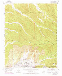 Chimayo New Mexico Historical topographic map, 1:24000 scale, 7.5 X 7.5 Minute, Year 1953