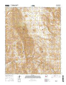 Chise New Mexico Current topographic map, 1:24000 scale, 7.5 X 7.5 Minute, Year 2017