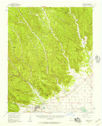 Cimarron New Mexico Historical topographic map, 1:62500 scale, 15 X 15 Minute, Year 1955