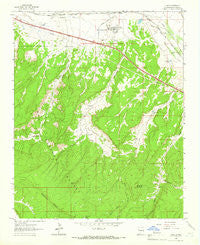 Ciniza New Mexico Historical topographic map, 1:24000 scale, 7.5 X 7.5 Minute, Year 1962